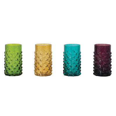9.5oz. Handmade Drinking Glass Set