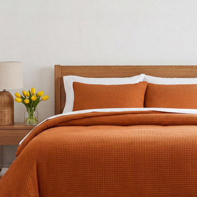 Felix Waffle Cotton Comforter Set