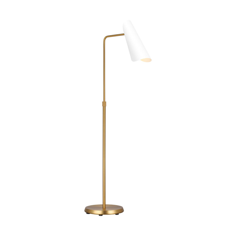 Tresa Task Floor Lamp, Matte White