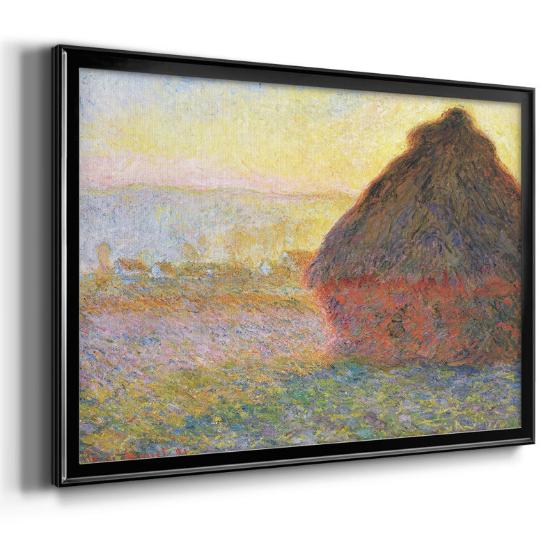 Claude Monet, reproduction d'art sur toile, Noir, H 26 po x l 38 po x P 1,5 po