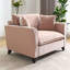 Fauteuil surdimensionné de 46,3 po, tissu chenille, fauteuil confortable et demi-canapé simple avec coussin pour le salon-112066440
