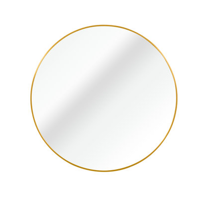 Metal Round Bathroom Mirror