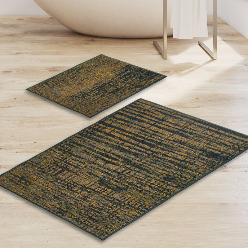 Ensemble de tapis pour salle de bain 2 pièces Breyson