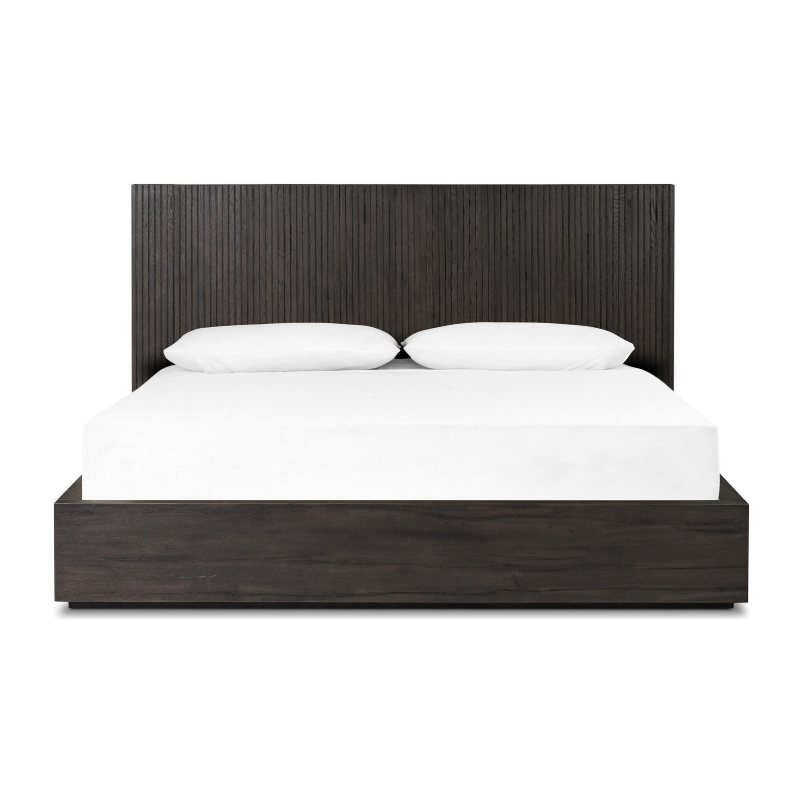 Leo Bed-Smoked Black-Queen, King, Smoked Black