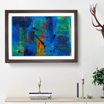 Abstract Art Painting Vol.288 by S.Johnson - Framed Print