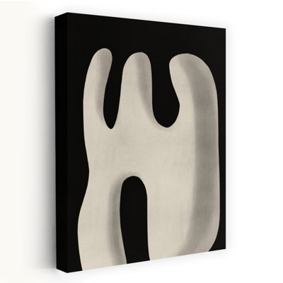 Dashiell Contemporary Art Abstract Contemporary Minimalist Cactus Landscape Nature Wall Art - Wrapped Canvas Print