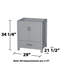 Sheffield 29" Single Bathroom Vanity Base Only-31336869