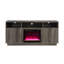 Console de meuble télé avec chauffeur, éclairage DEL, armoires, tablettes l 70 po Ambrogio-540570221