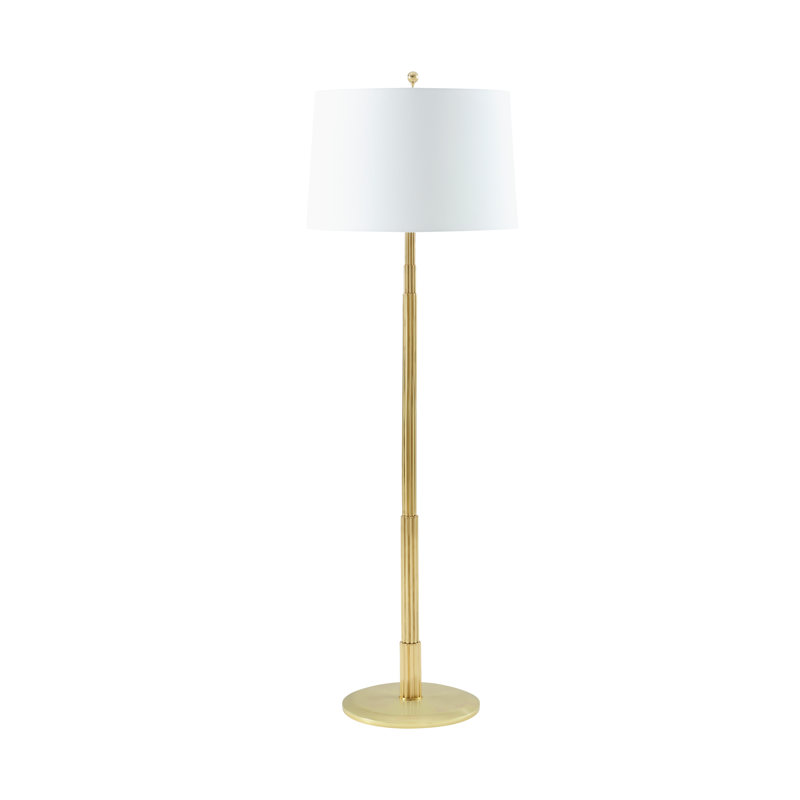 TA Illuminations Floor Lamp, Polished Brass