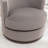 Arabella Upholstered Fabric Swivel Solid Wood Barrel Chair-1159568499