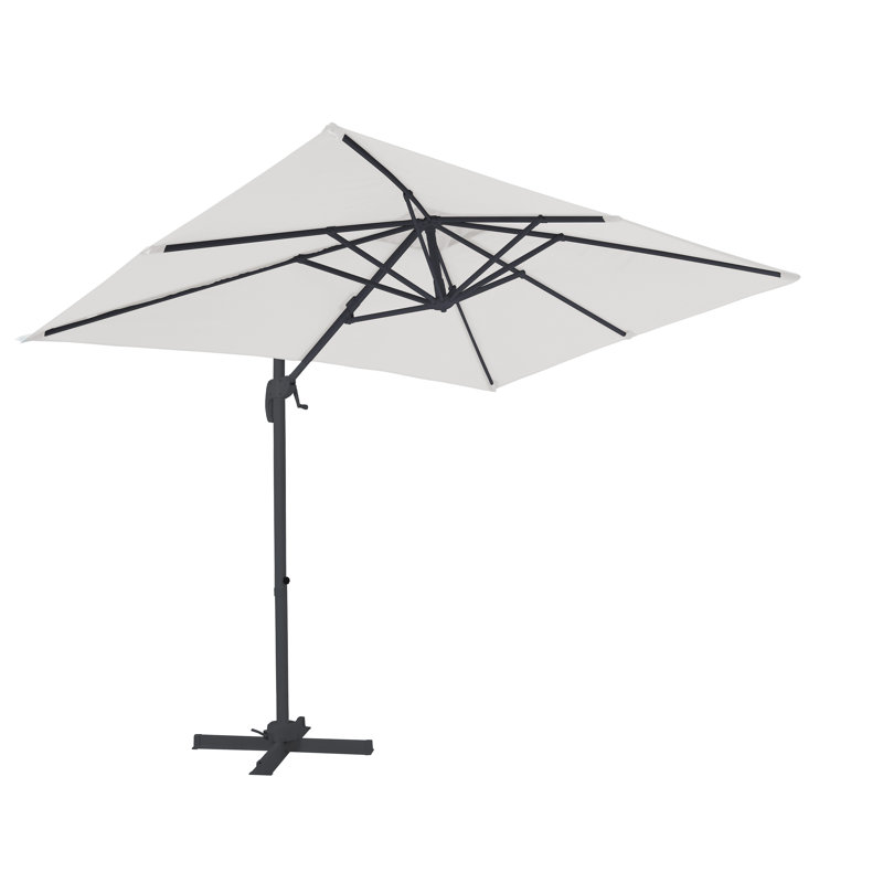 Bryaire 300cm Cantilever Parasol, Beige, Grey