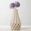 Vase en céramique beige mat 11 "Facetta-1364679788-1364679789