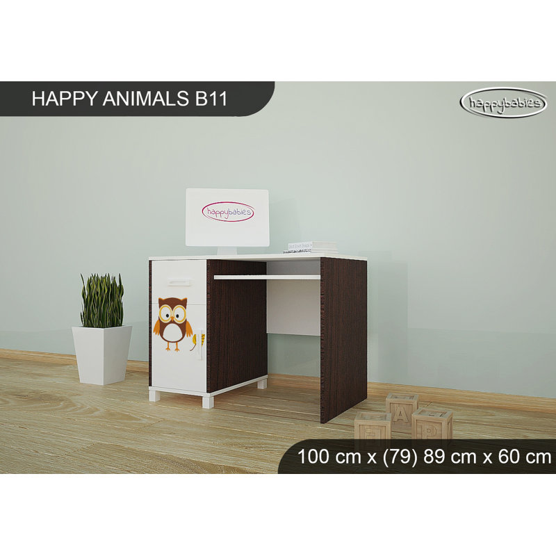 100cm Writing Desk, Chestnut