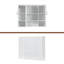 Armoire à pharmacie 36 po, armoire de rangement murale pour salle de bain, armoire murale moderne avec miroir, armoire à miroir avec 3 portes (meuble-lavabo non inclus)-1024358089