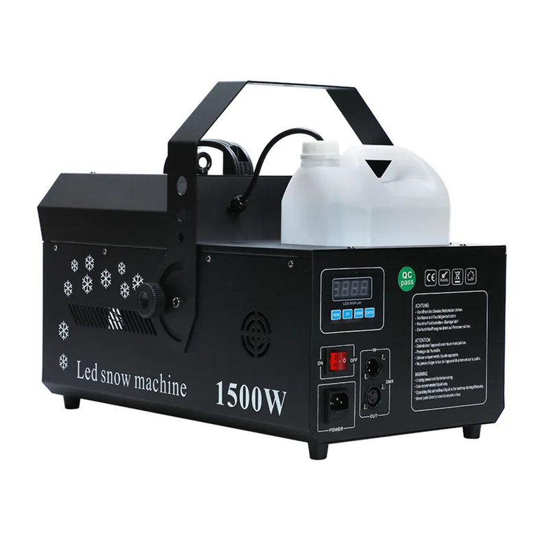 Machine à neige à DEL 1500W pour la fête