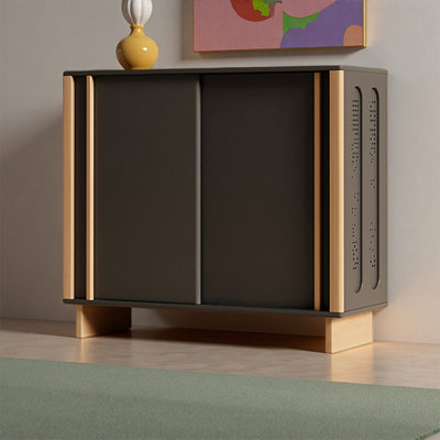 Armoire de rangement à chaussures en bois massif 30 paires Lawrence