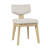 Crowle Bowie Five Piece Mid-century Modern Tate Upholstered Dining Set-103232665