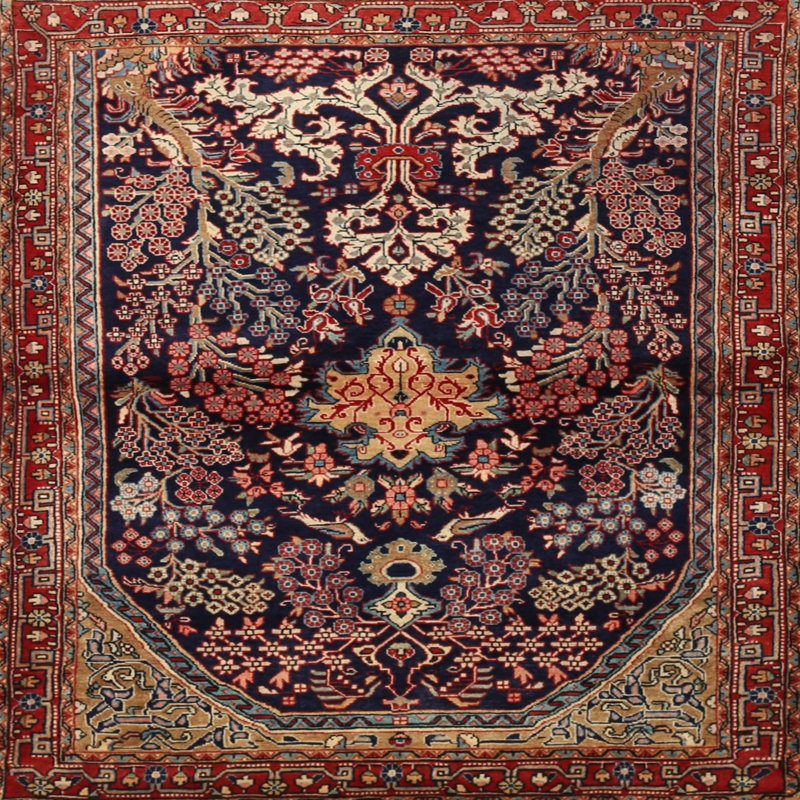 Illari Performance Oriental Indoor Rug, Round 4'
