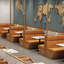 Banc bistro en similicuir