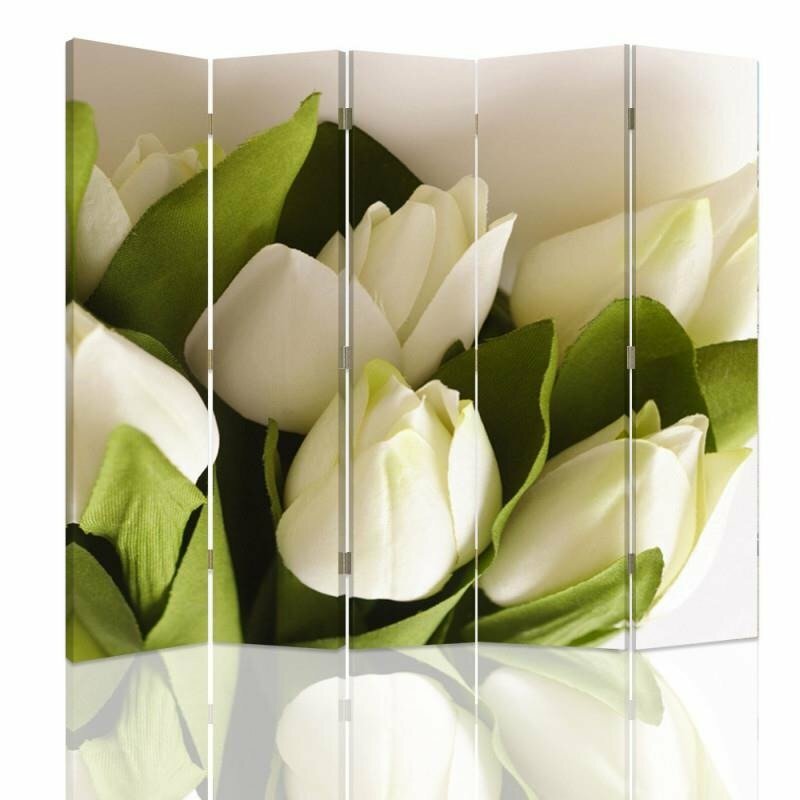 Raumteiler Tulips mit 5 Paneelen