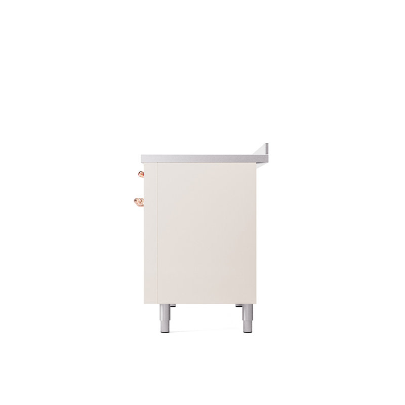 ILVE Nostalgie II 48 in Induction Range, Antique White/Copper