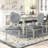 Aphrodite Solid Wood King Louis Back Side Chair-1451663785