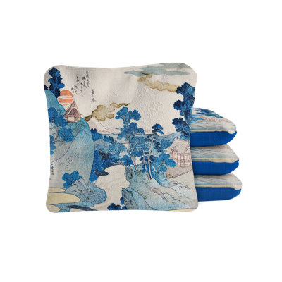 Fuji No Yukei By Utagawa Kuniyoshi Synergy Pro Cornhole Bags