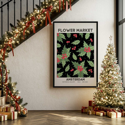 «Holiday Flower Market II», reproduction sur toile