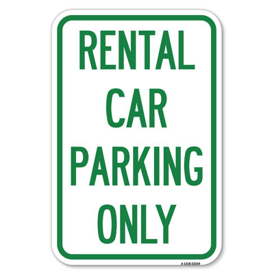 Rental Car Parking Only/23224