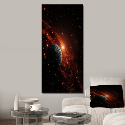 Art mural mural «Black Comets In Galaxy I»