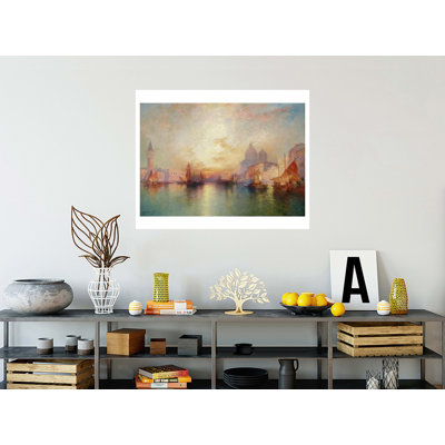 «Venice: Grand Canal at Sunset» par Thomas Moran - Impression giclée