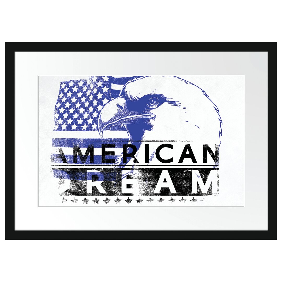 Gerahmtes Poster American Dream Light