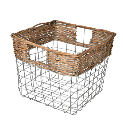 Bayou Breeze Bamboo Decorative Basket