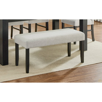 Banc de salle à manger rembourré 1pc