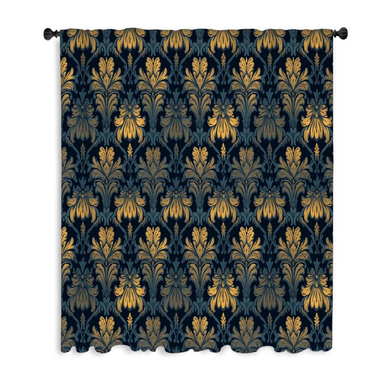 Hassanatou Blackout Curtain Single Panel, 56" W x 96" L