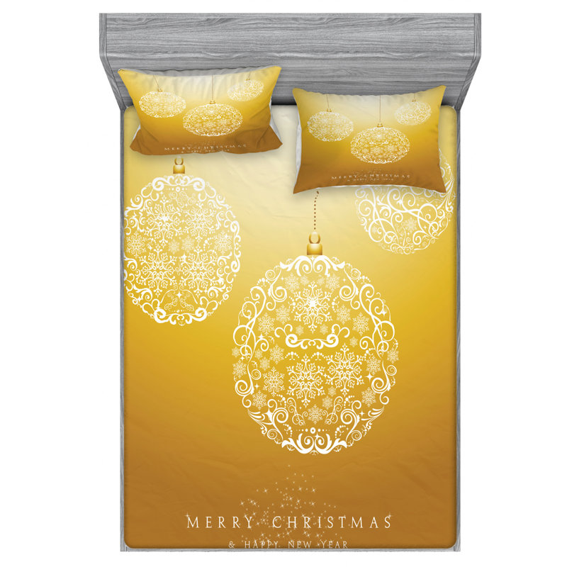 Microfiber Sheet Set, Queen Sheet Set with Fitted Sheet