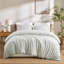 Ensemble de couette pour grand lit 3 pièces, vert sauge-138101573-138101577