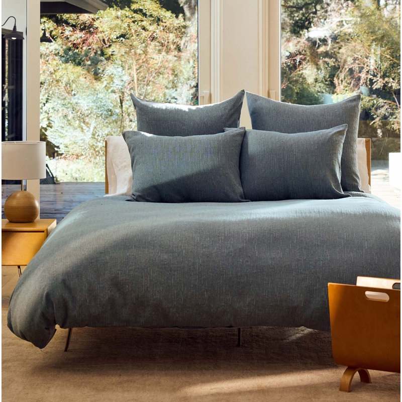 Toro Canyon Organic Duvet Cover, Full/Queen Duvet Cover, Marine