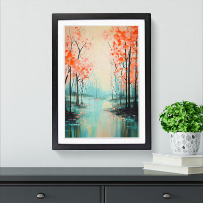 Spring ForestNo.2 - Single Picture Frame Print on Wood