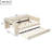 Beige Full Size Upholstered Bed With Built - In Storage Shelves And Charging Station, Trundle For Friends Platform Shelves, Desk, Station Twin Trundle, Comfortable Velvet Upholstery, Ample Storage,-1032433224