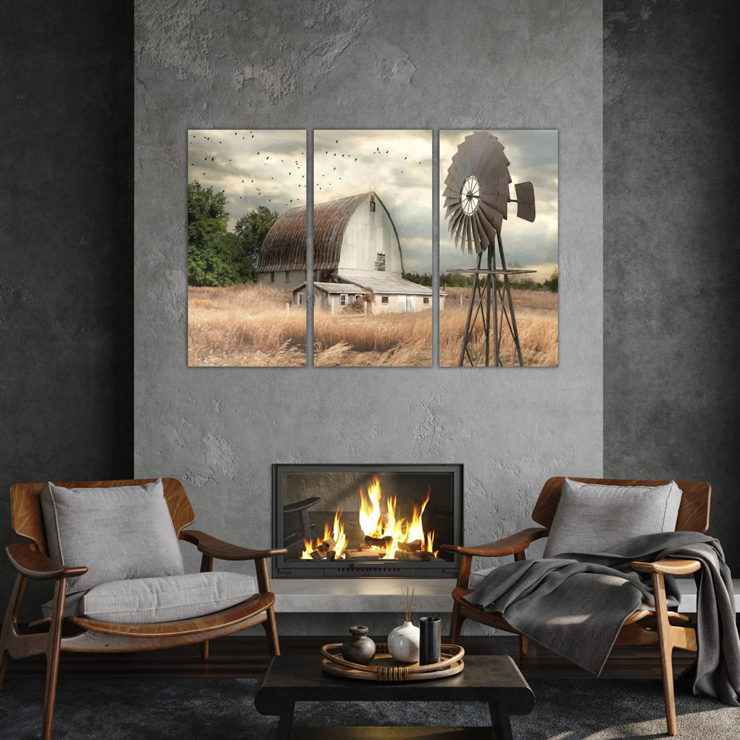 Henderson Bay Farm von Lori Deiter - Galerieverpackte Leinwand Giclée auf Leinwand ohne Rahmen