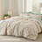 Bedsure Boho Tufted Checkered Farmhouse Comforter Set