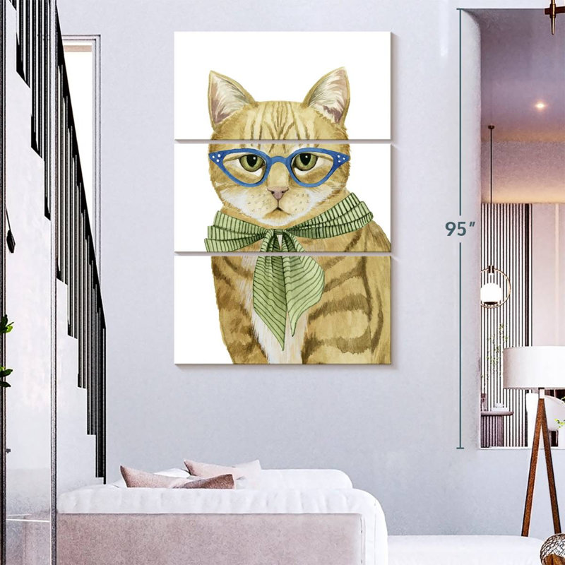 Brampt Cool Cat IV, 57" H x 36" W