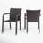 Bronstein Outdoor Stacking Dining Armchairs-319084147