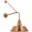 Thomas O'Brien, "Academy 20" Anchored Rex Barn Light in Soft Copper with 16" Bowers Shade-779759419