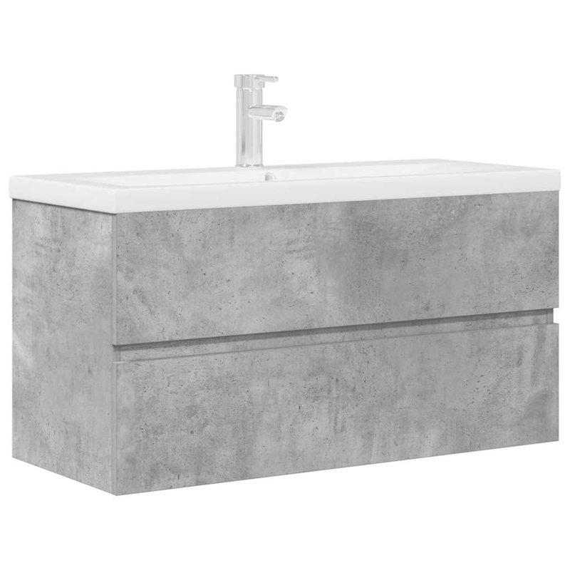 Barez 90mm Single Bathroom Vanity with Ceramic Basin