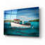  «Lobster Fishing» par John Hovenstine, art mural en verre acrylique, 16 po x 12 po