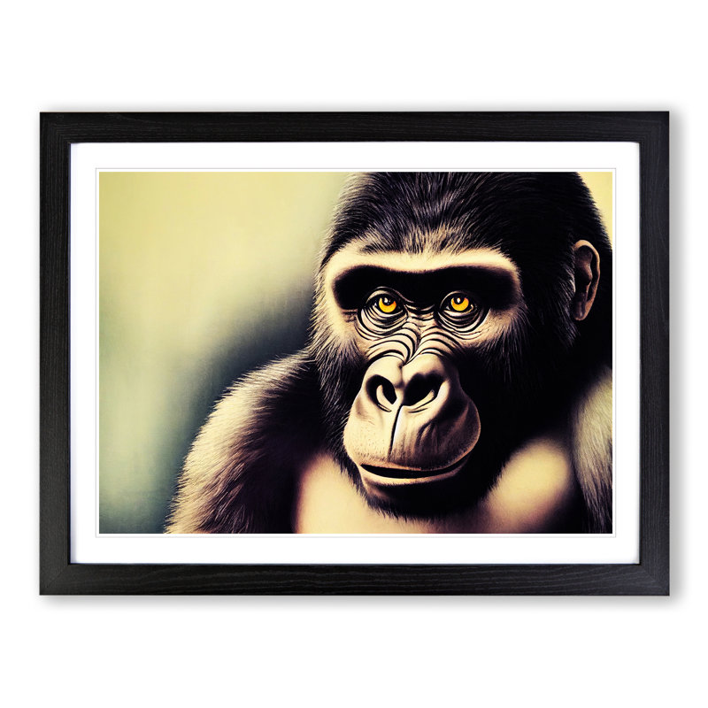 Great Gorilla - Print, Black, 34cm H x 46cm W