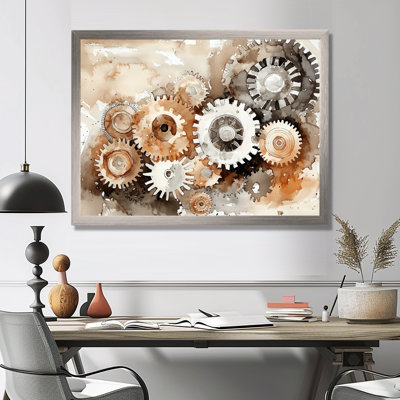 Gears and Cogs Of Innovation I - Innovation, art mural