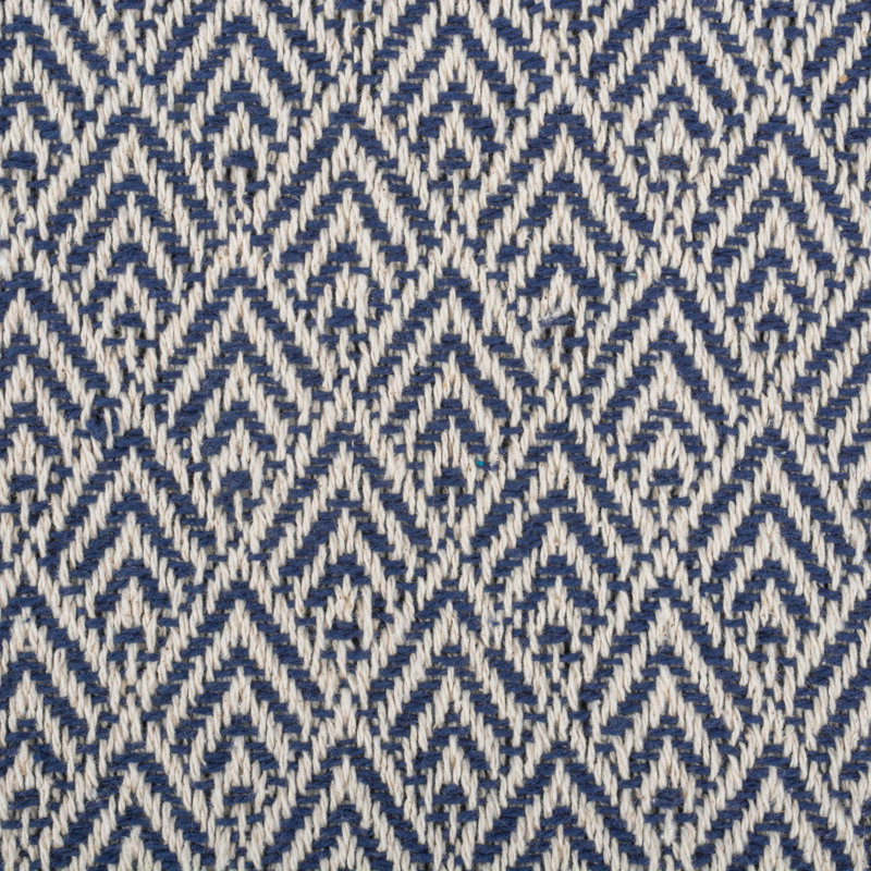Jeté en coton , Bleu nautique